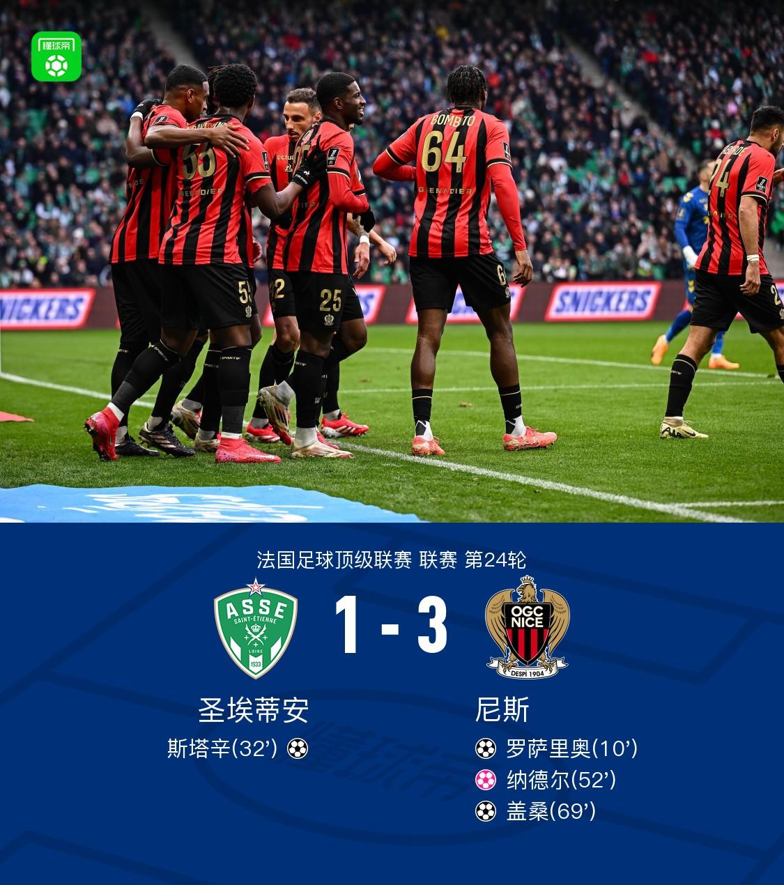 圣埃蒂安攻防失衡,遭遇惨败! 圣埃蒂安攻防失衡,遭遇惨败!