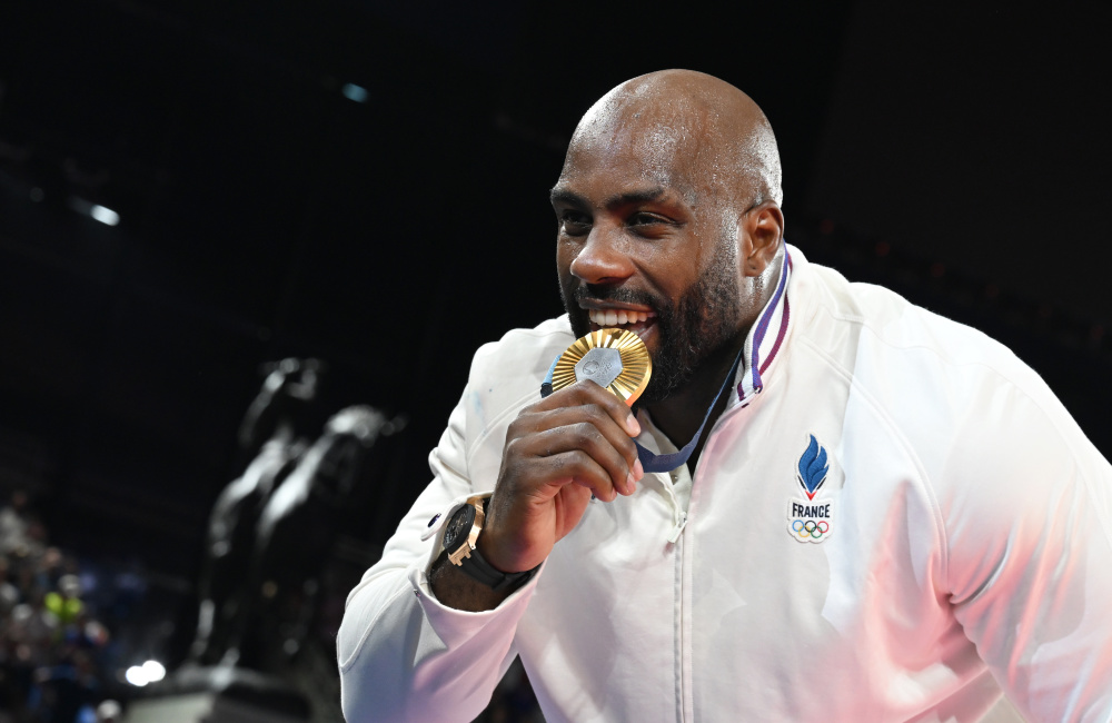 柔道比赛中,法国选手成功卫冕 柔道比赛中,法国选手成功卫冕