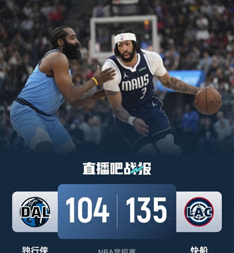 快船队大胜独行侠,稳固西部前四位置 快船队大胜独行侠,稳固西部前四位置