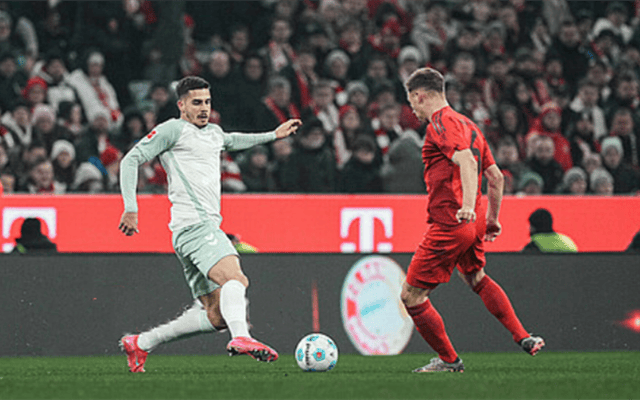 不莱梅稳扎稳打，主场胜弗赖堡稳坐联赛榜首