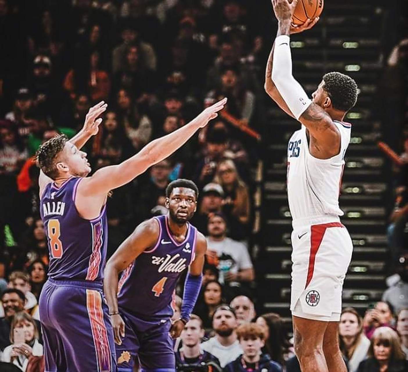 快船力克太阳，乔治贡献27分