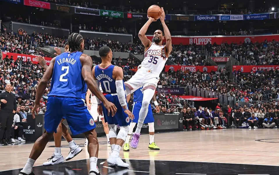 快船力克太阳，乔治贡献27分