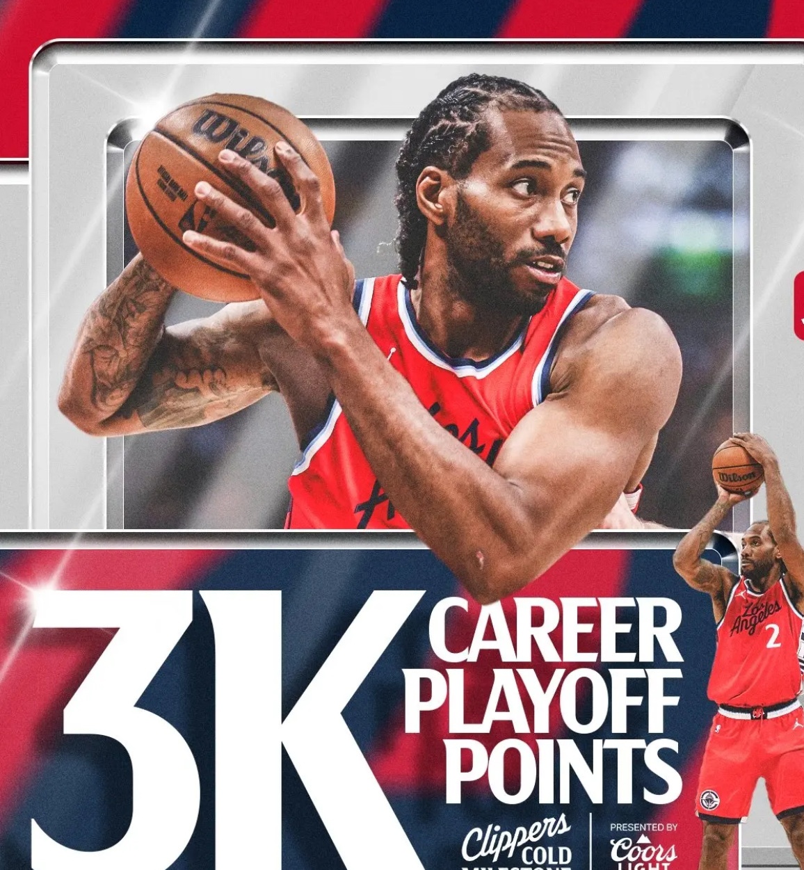 包含快船逆转胜马刺，莱昂纳德贡献28分的词条