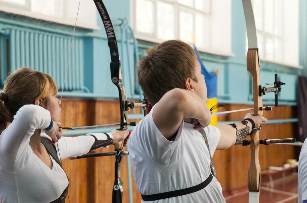 乌克兰射箭选手再获金牌,实力全开 乌克兰射箭选手再获金牌,实力全开