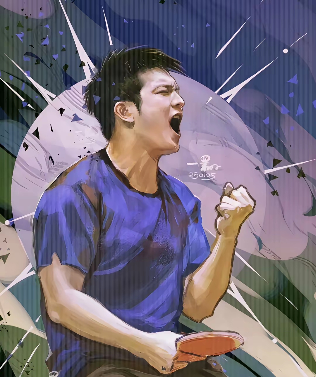 德国队鏖战法国队，樊振东点燃赛场